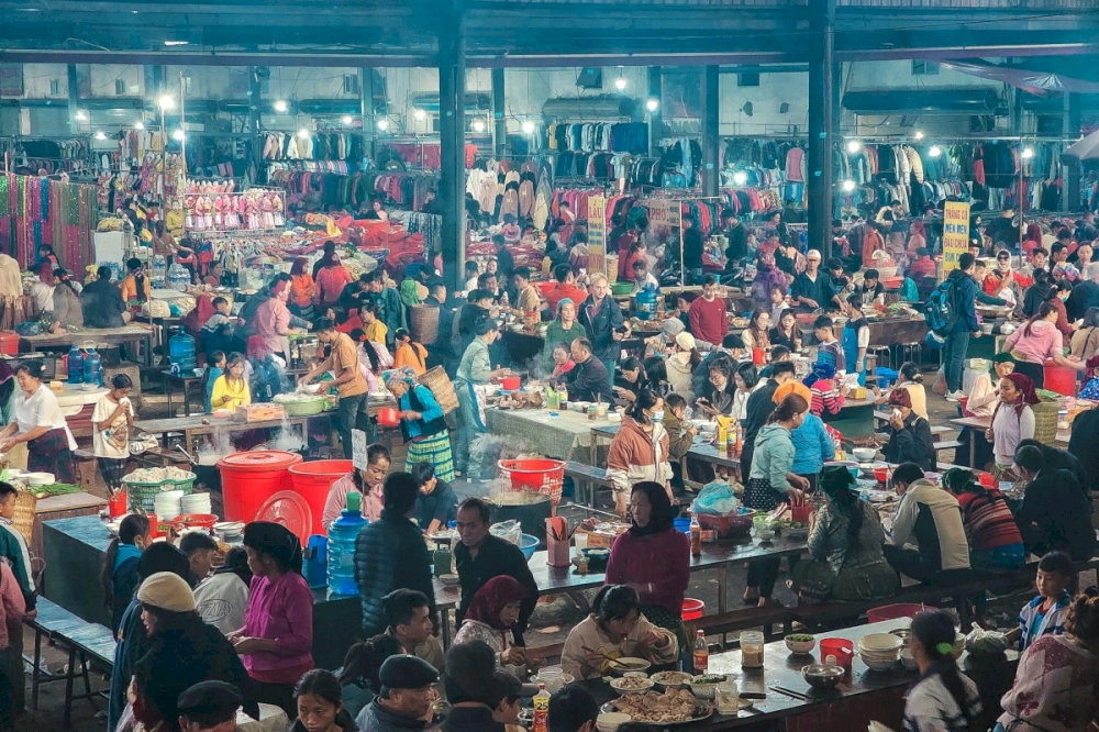 The Cuisine Market is packed with locals and visitors